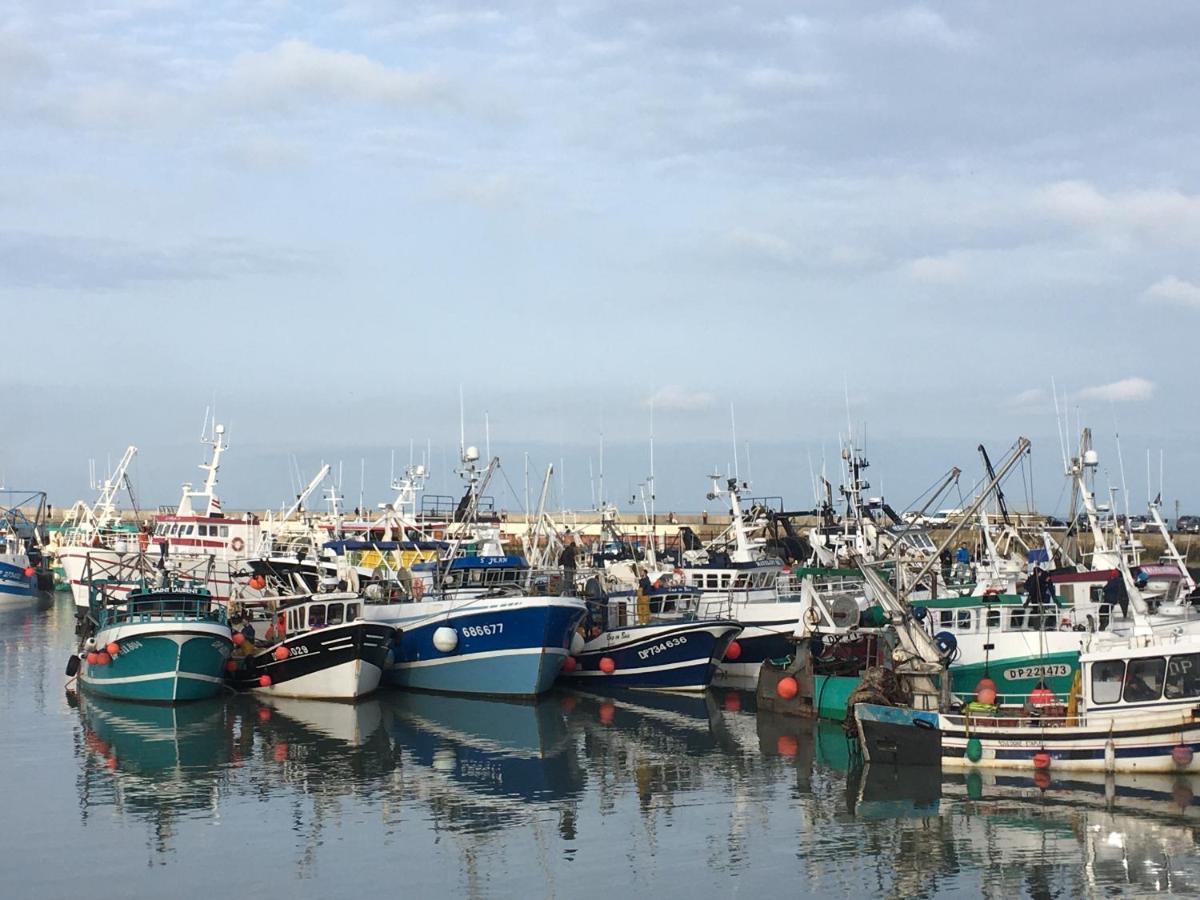 La Maison Bleue Port-en-Bessin-Huppain Esterno foto