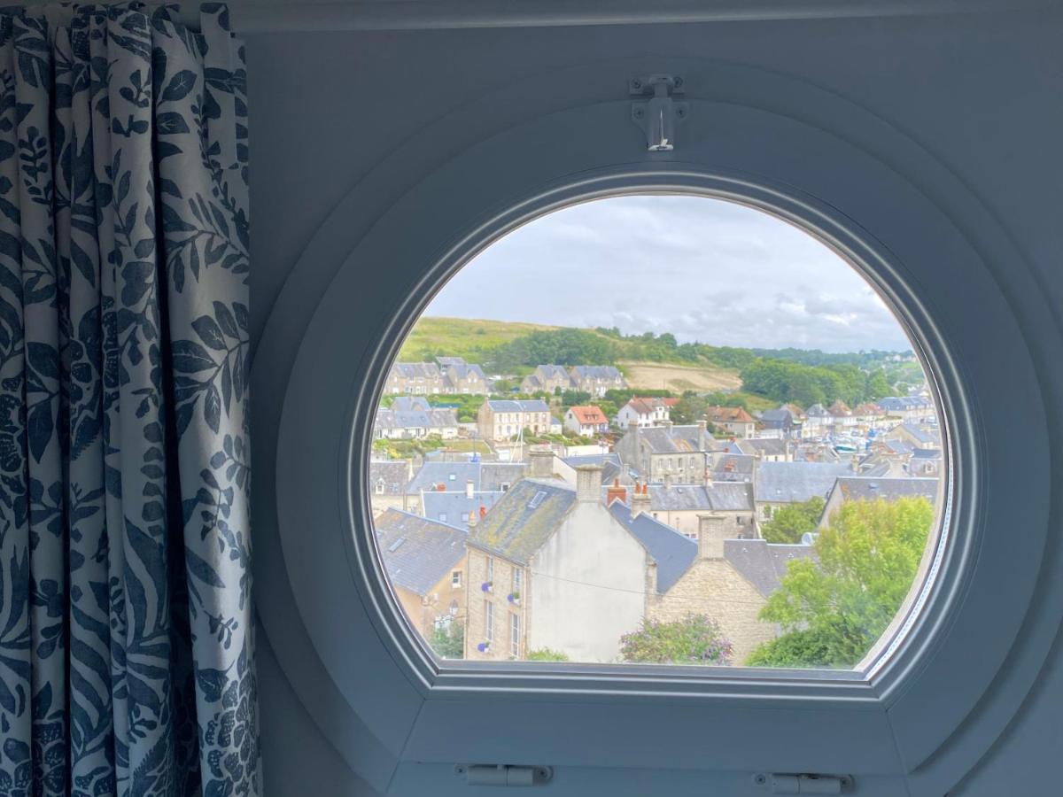 La Maison Bleue Port-en-Bessin-Huppain Esterno foto